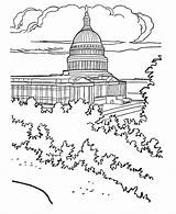 Coloring Pages Capitol Building Washington Dc Buildings Drawing Color State Printable Usa Empire Printables Government Cities Sheet Kids Book Colouring sketch template