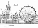London Coloring Eye Colouring Books sketch template