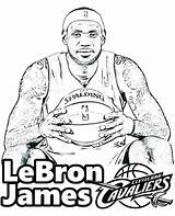 Coloring Basketball Nba Pages Players Team Logo Printable Player Color Cleveland Cavaliers Print Logos Sheets Lebron James Book Getcolorings Colorings sketch template
