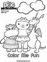 Mcstuffins Familyshoppingbag Bacheca sketch template