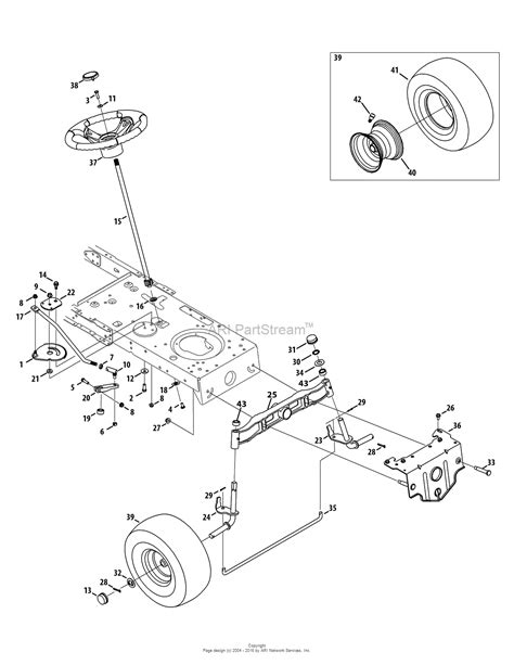 mtd apxt    parts diagram  steering front axle
