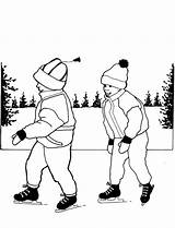 Coloring Pages Skating Ice Cleveland Show Kids Winter Getcolorings Getdrawings Choose Board sketch template