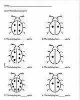 Ladybug Preschool Count Math Spots Ladybugs Kindergarten Classroom Printables Choose Board Resources Activities Learning Education sketch template