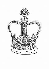 Crown Coloring Pages Princess Tiara Thorns Color King Getcolorings Jeweled Getdrawings Netart Drawing sketch template