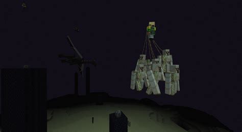 someone on my server had the idea of attacking the ender dragon with iron golems minecraft