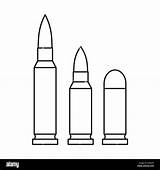 Bullet Bullets 9mm Alamy Ammunition Px sketch template