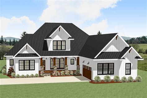 bed country craftsman  garage options la architectural designs house plans