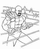 Coloring Pages Sting Wcw Template sketch template