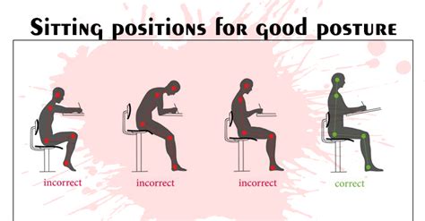 sitting positions  good posture  essential details