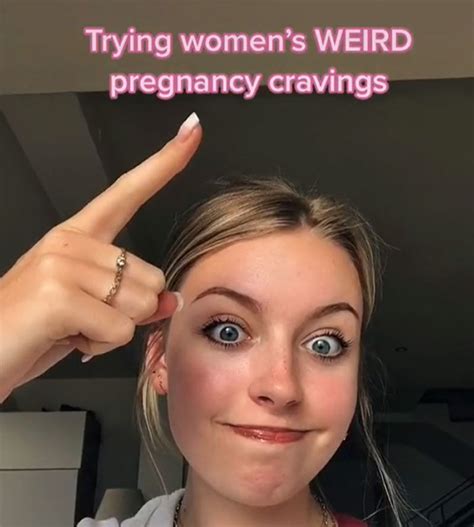 Woman Tries And Rates The Weirdest Pregnancy Food Cravings