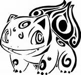 Bulbasaur Cool Tatto Animals Outline Outlines sketch template