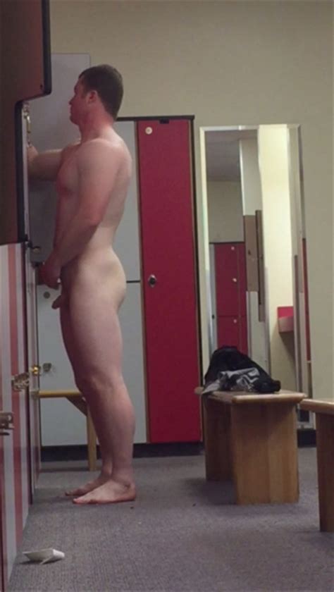 muscle college wrestler naked in locker room my own private locker room