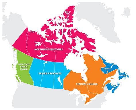 regions  canada worldatlas