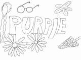 Purple Colours sketch template