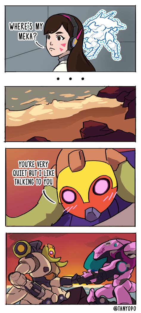Overwatch Orisa Comic By Tanyopo On Tumblr Overwatch Comic Overwatch