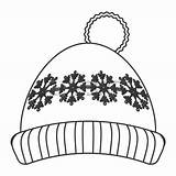 Hat Winter Cap Clipart Knit Drawing Beanie Vector Clipartmag Illustration Clipground sketch template