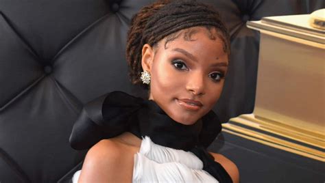 chloe x halle s halle bailey to make film debut as ariel in little