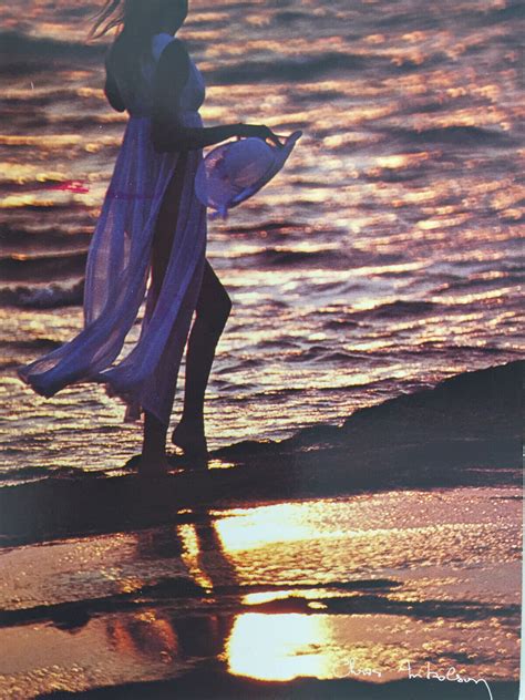 Chris Nikolson Women S Woman Sea Beach Postcard Ebay