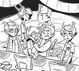 Homestuck Coloring Book Pages Colouring Visit sketch template