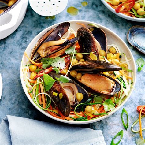 curried mussels healthy recipe ww australia
