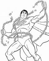 Coloring Superman Print Chains Breaking Printable Topcoloringpages Book Cool sketch template