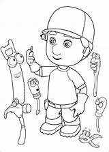 Manny Handy Fun Kids Afkomstig Van Kleurplaten sketch template