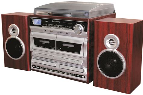complete home stereo system   speed retro classic turntable odcr