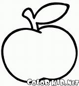 Pomme Manzana Mela Tots Apfel Colorkid Stampare Colorier Petits Malvorlagen Niños Coloriages sketch template