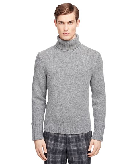 lyst brooks brothers lambswool and cashmere turtleneck