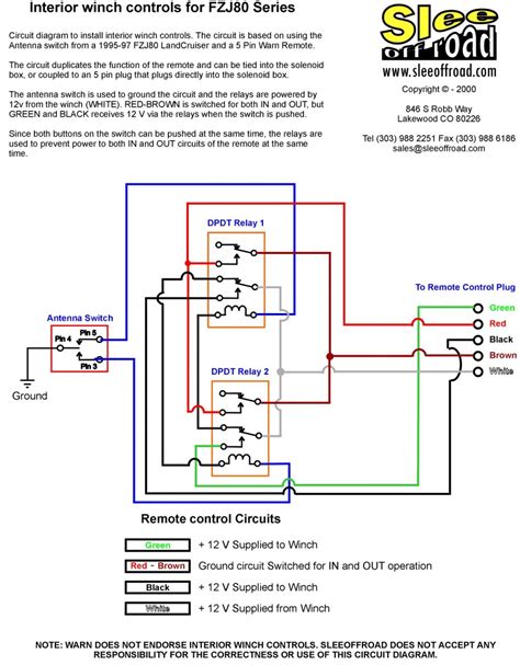 cab winch control wiring diagram bestn