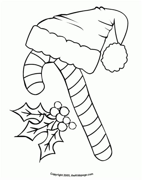printable candy cane coloring pages everfreecoloringcom
