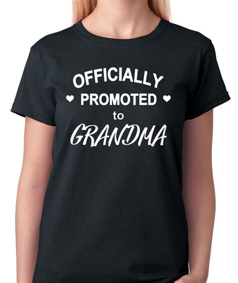 grandma shirt officially promoted to grandma the etsy