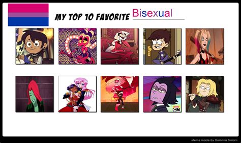 My Top 10 Favorite Bisexuals By Ariavampirerose7 On Deviantart