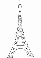 Eiffel Eiffelturm Parigi Supercoloring Malvorlagen 1060 sketch template