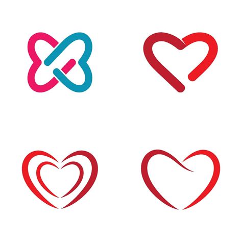 love logo images  vector art  vecteezy
