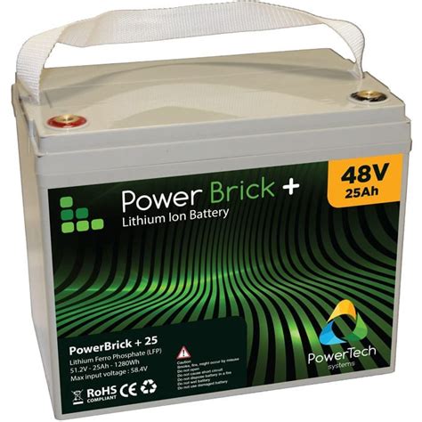 ah  lithium ion battery pack kwh powerbrick powertech systems