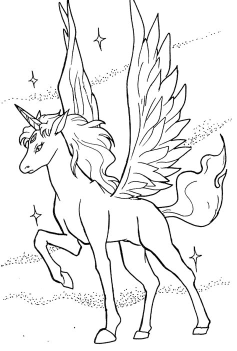 realistic flying unicorn coloring pages  images horse coloring