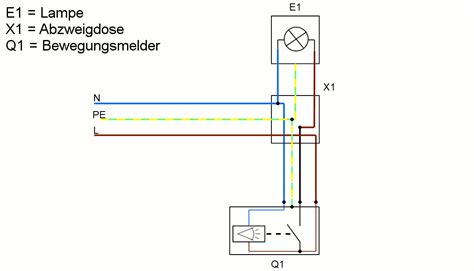 schaltplan bewegungsmelder treppenhaus wiring diagram