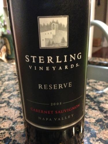 sterling reserve cabernet sauvignon wine info