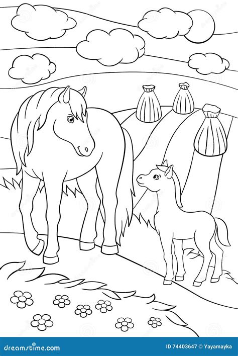 baby  mother animals coloring pages