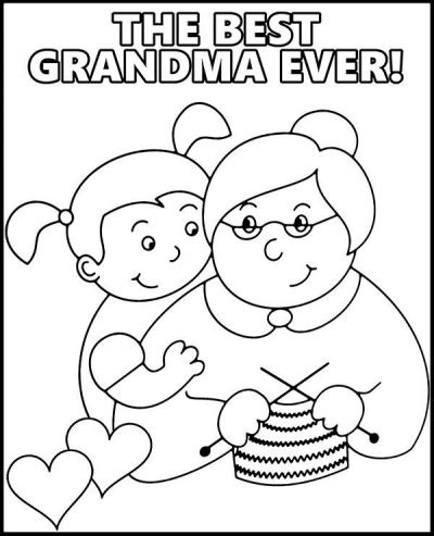 grandma coloring page printable topcoloringpagesnet