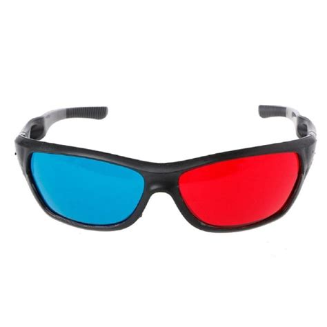Universal White Frame Red Blue Anaglyph 3d Glasses For