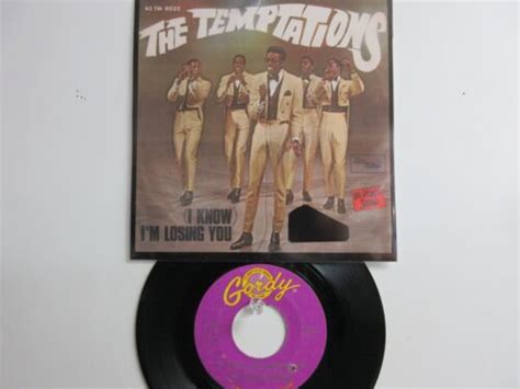 The Temptations Hit 45 Picture [ I Know Im Losing You] 1966