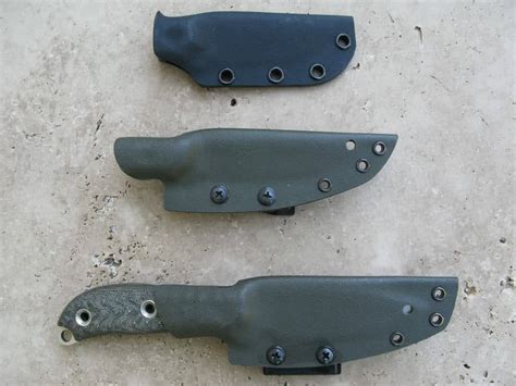 step  step guide  kydex sheath making knifeup