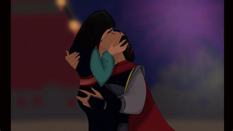 For Valentines Favorite Shang And Mulan Kiss Click For