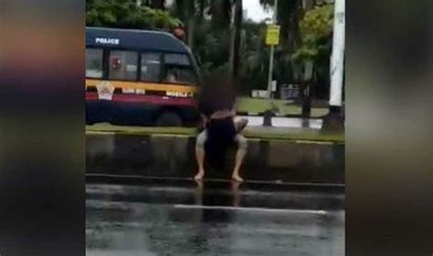 Bizarre Young Couple Filmed Making Love Publicly At Marine Drives