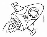 Rocket Coloring Pages Kids Printable Space Drawing Ship Clipart Rockets Color Sheet Template Simple League Raccoon Colouring Sheets Cliparts Print sketch template