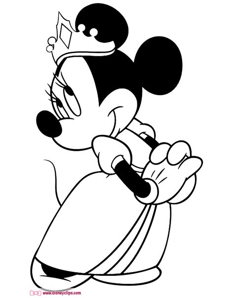 minnie mouse coloring pages  print febi art