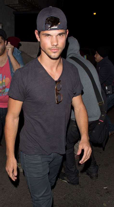 Taylor Lautner’s Date — Actor Gets Frisky With Brunette Co Star