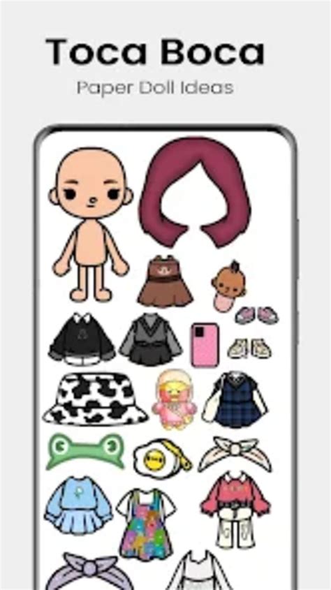 toca boca paper doll ideas android